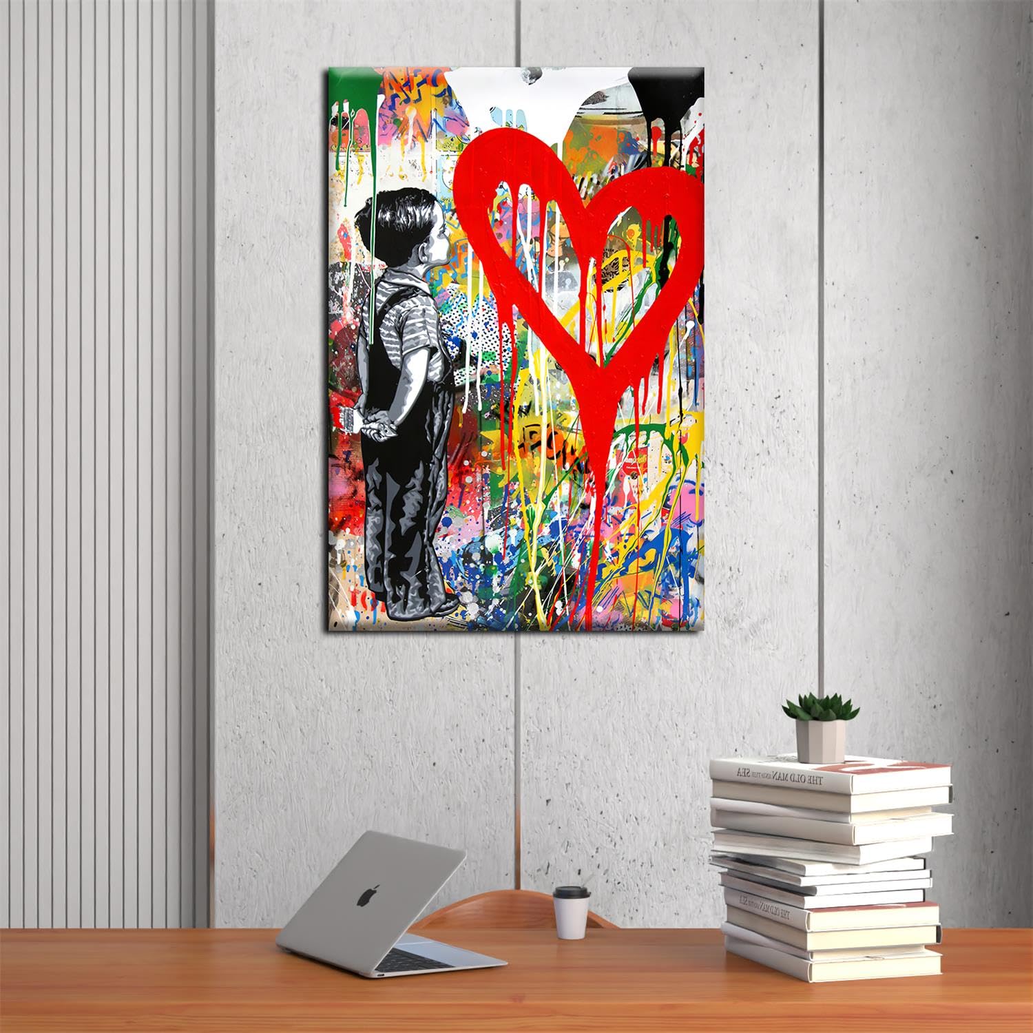 バンクシー 花束を投げる男 絵画 アートパネル Amazon.co.jp: Banksy アートパネル 1枚 飾り絵 モダン